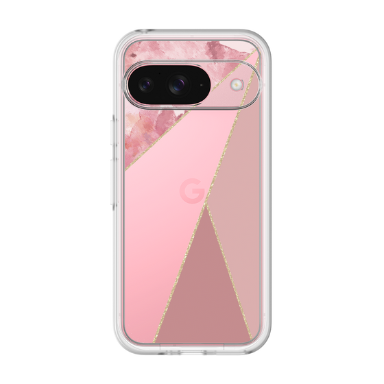 Premium Panel［ Marble Triangle Palette - Pink ］