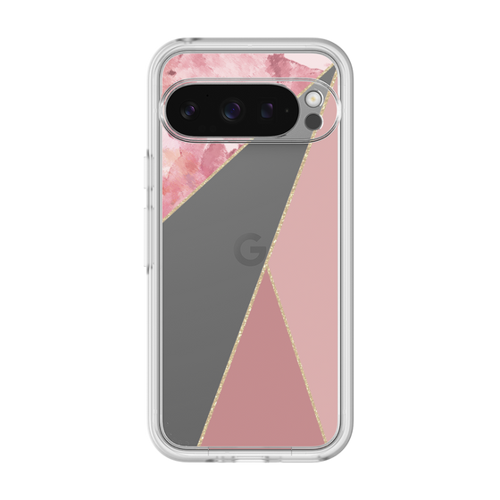 Premium Panel［ Marble Triangle Palette - Pink ］