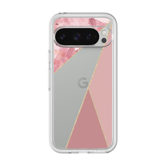 Premium Panel［ Marble Triangle Palette - Pink ］