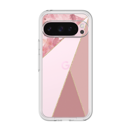 Premium Panel［ Marble Triangle Palette - Pink ］