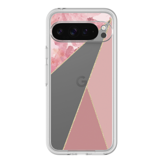 Premium Panel［ Marble Triangle Palette - Pink ］