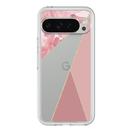 Premium Panel［ Marble Triangle Palette - Pink ］