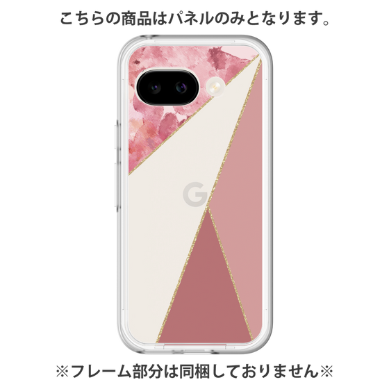 Premium Panel［ Marble Triangle Palette - Pink ］