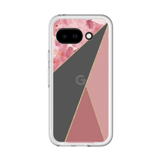 Premium Panel［ Marble Triangle Palette - Pink ］