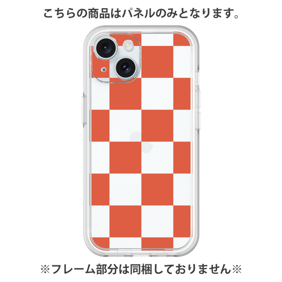 Premium Panel［ Ichimatsu Pattern - Red ］