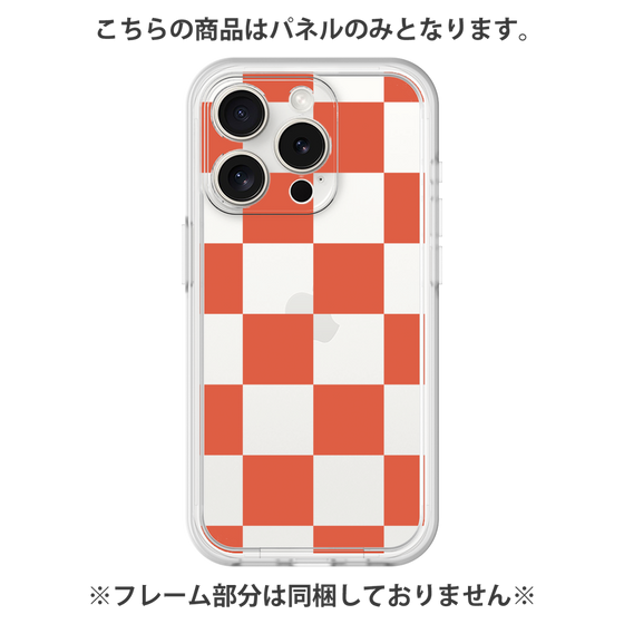 Premium Panel［ Ichimatsu Pattern - Red ］