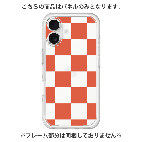 Premium Panel［ Ichimatsu Pattern - Red ］