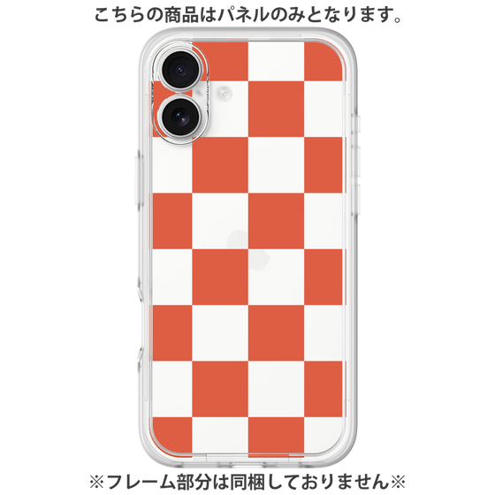 Premium Panel［ Ichimatsu Pattern - Red ］