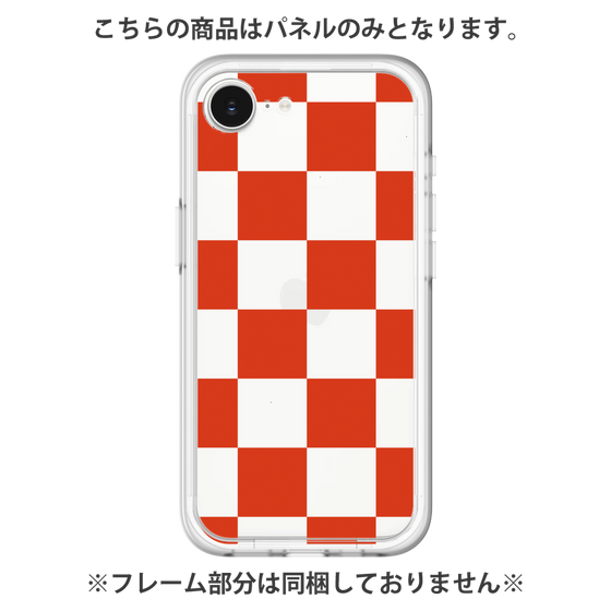 Premium Panel［ Ichimatsu Pattern - Red ］
