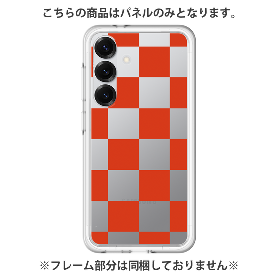 Premium Panel［ Ichimatsu Pattern - Red ］