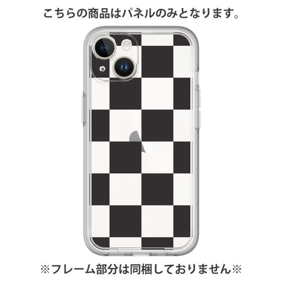 Premium Panel［ Ichimatsu Pattern - Black ］