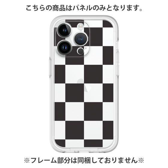 Premium Panel［ Ichimatsu Pattern - Black ］