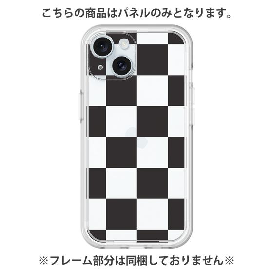 Premium Panel［ Ichimatsu Pattern - Black ］