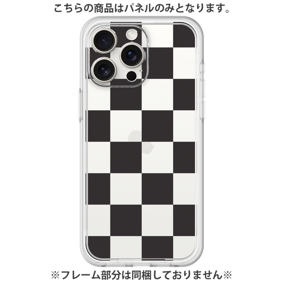 Premium Panel［ Ichimatsu Pattern - Black ］