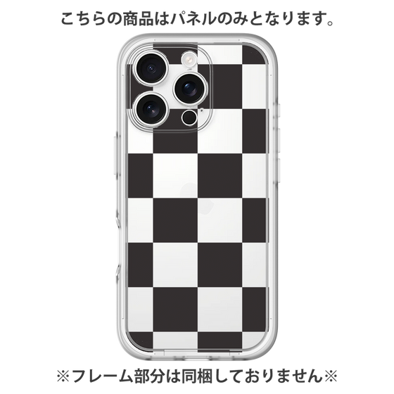 Premium Panel［ Ichimatsu Pattern - Black ］