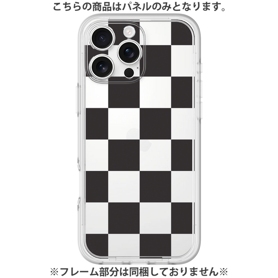 Premium Panel［ Ichimatsu Pattern - Black ］