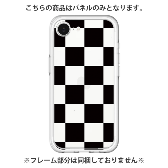 Premium Panel［ Ichimatsu Pattern - Black ］