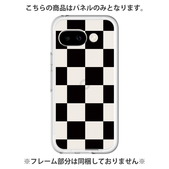 Premium Panel［ Ichimatsu Pattern - Black ］