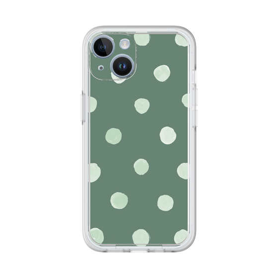 Premium Panel［ Watercolor Dots Retro Color - Green ］