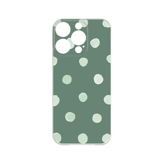 Premium Panel［ Watercolor Dots Retro Color - Green ］