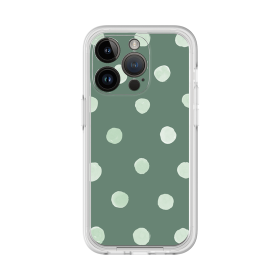 Premium Panel［ Watercolor Dots Retro Color - Green ］