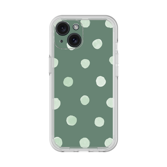 Premium Panel［ Watercolor Dots Retro Color - Green ］