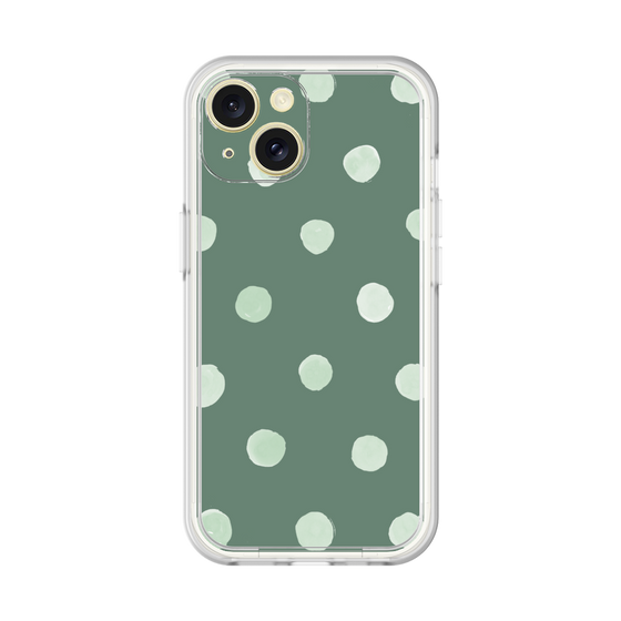 Premium Panel［ Watercolor Dots Retro Color - Green ］