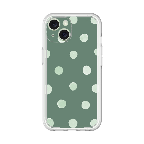 Premium Panel［ Watercolor Dots Retro Color - Green ］