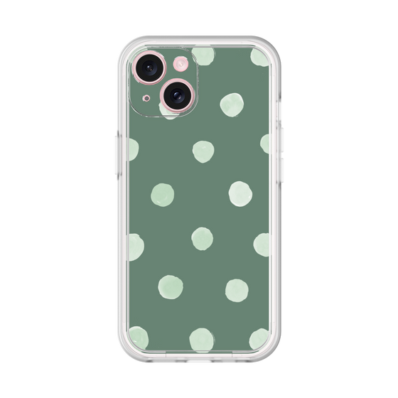 Premium Panel［ Watercolor Dots Retro Color - Green ］