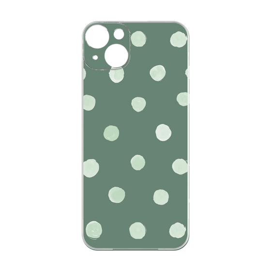 Premium Panel［ Watercolor Dots Retro Color - Green ］