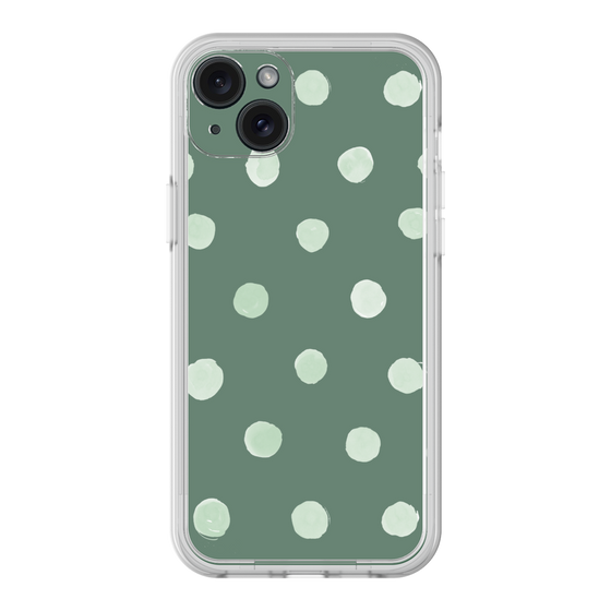 Premium Panel［ Watercolor Dots Retro Color - Green ］