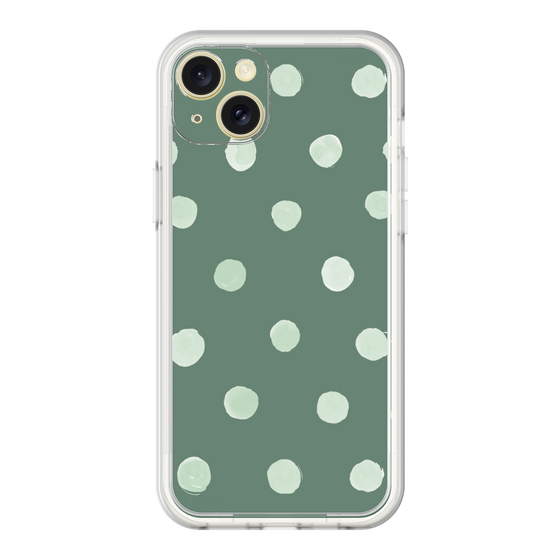 Premium Panel［ Watercolor Dots Retro Color - Green ］