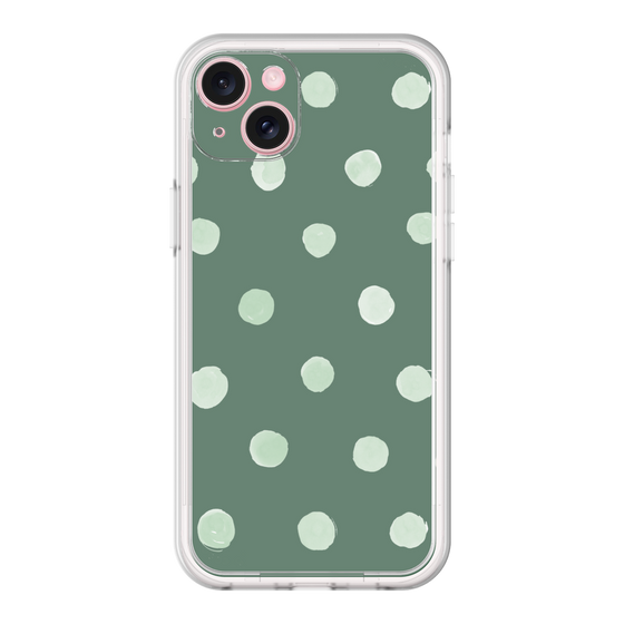 Premium Panel［ Watercolor Dots Retro Color - Green ］