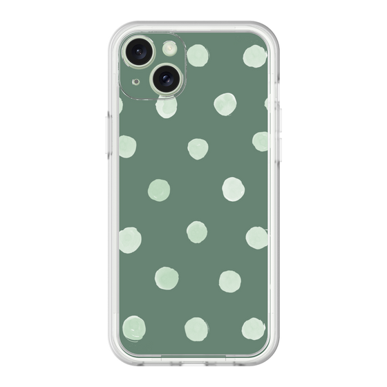 Premium Panel［ Watercolor Dots Retro Color - Green ］