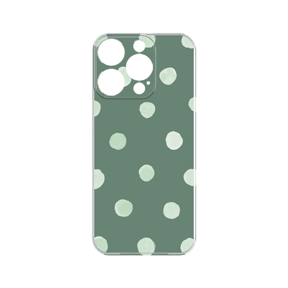Premium Panel［ Watercolor Dots Retro Color - Green ］