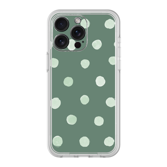 Premium Panel［ Watercolor Dots Retro Color - Green ］