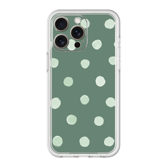 Premium Panel［ Watercolor Dots Retro Color - Green ］