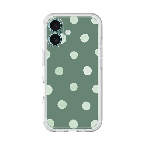 Premium Panel［ Watercolor Dots Retro Color - Green ］