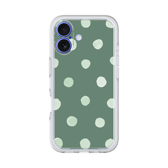 Premium Panel［ Watercolor Dots Retro Color - Green ］