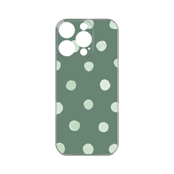 Premium Panel［ Watercolor Dots Retro Color - Green ］