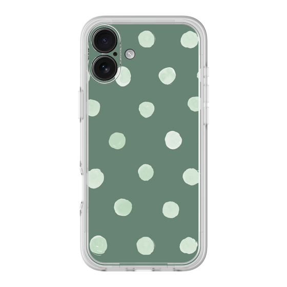Premium Panel［ Watercolor Dots Retro Color - Green ］
