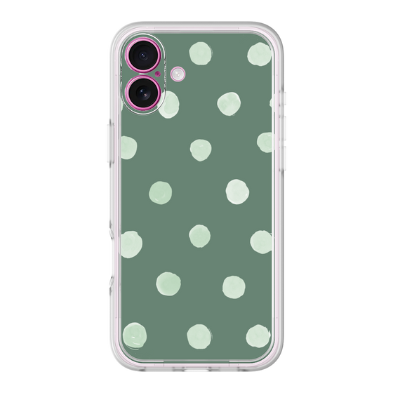 Premium Panel［ Watercolor Dots Retro Color - Green ］