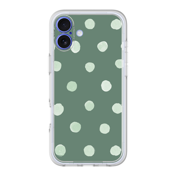 Premium Panel［ Watercolor Dots Retro Color - Green ］