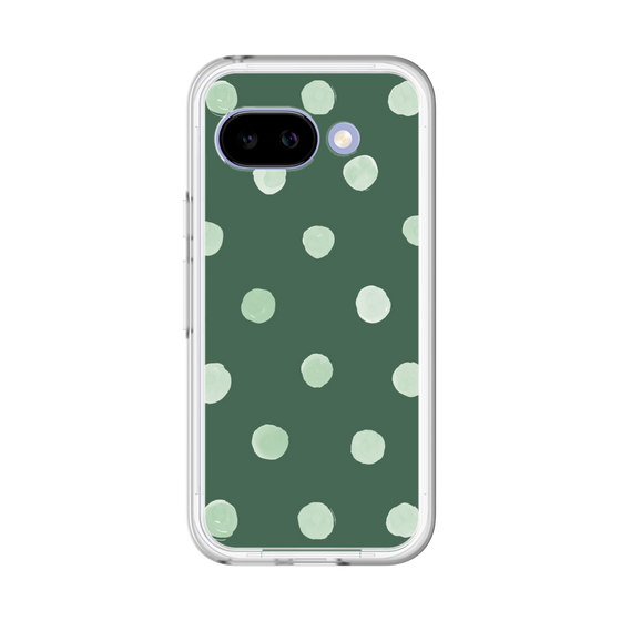 Premium Panel［ Watercolor Dots Retro Color - Green ］