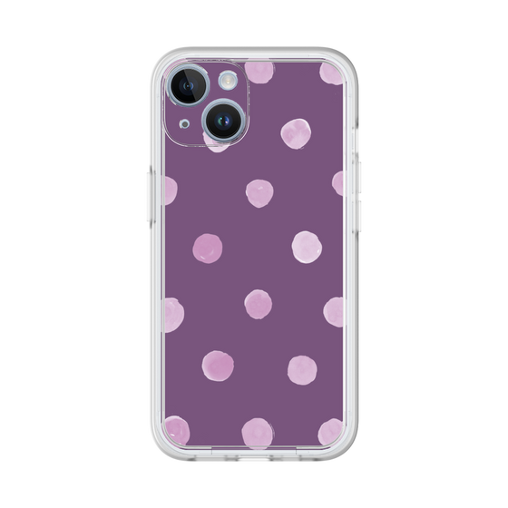 Premium Panel［ Watercolor Dots Retro Color - Purple ］
