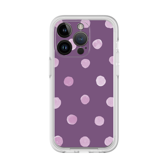 Premium Panel［ Watercolor Dots Retro Color - Purple ］