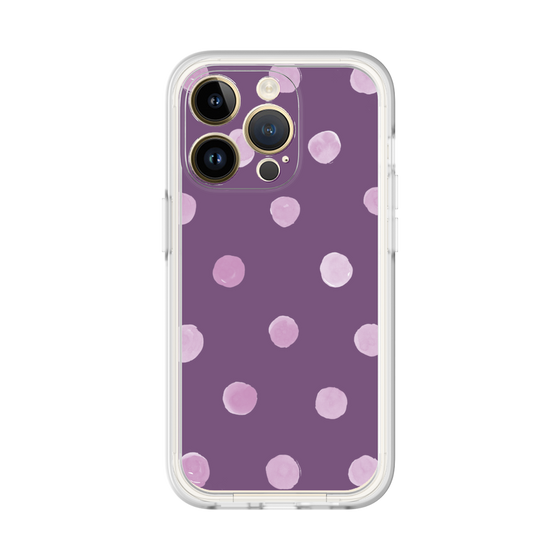 Premium Panel［ Watercolor Dots Retro Color - Purple ］
