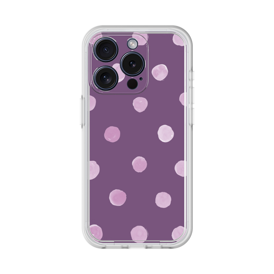 Premium Panel［ Watercolor Dots Retro Color - Purple ］