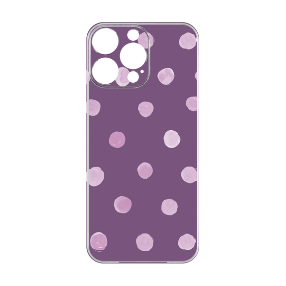 Premium Panel［ Watercolor Dots Retro Color - Purple ］