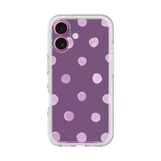 Premium Panel［ Watercolor Dots Retro Color - Purple ］
